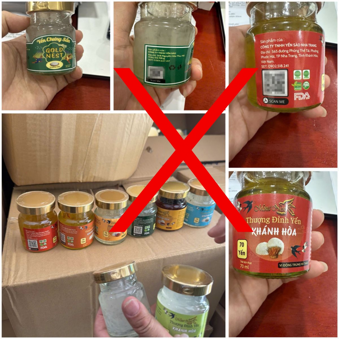 khoi to 2 bi can san xuat, ban yen chung gia mang nhan hieu mina nest, gold nest hinh anh 2