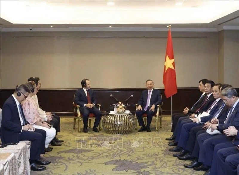 highlights of top leader to lam s state visit to philippines picture 5