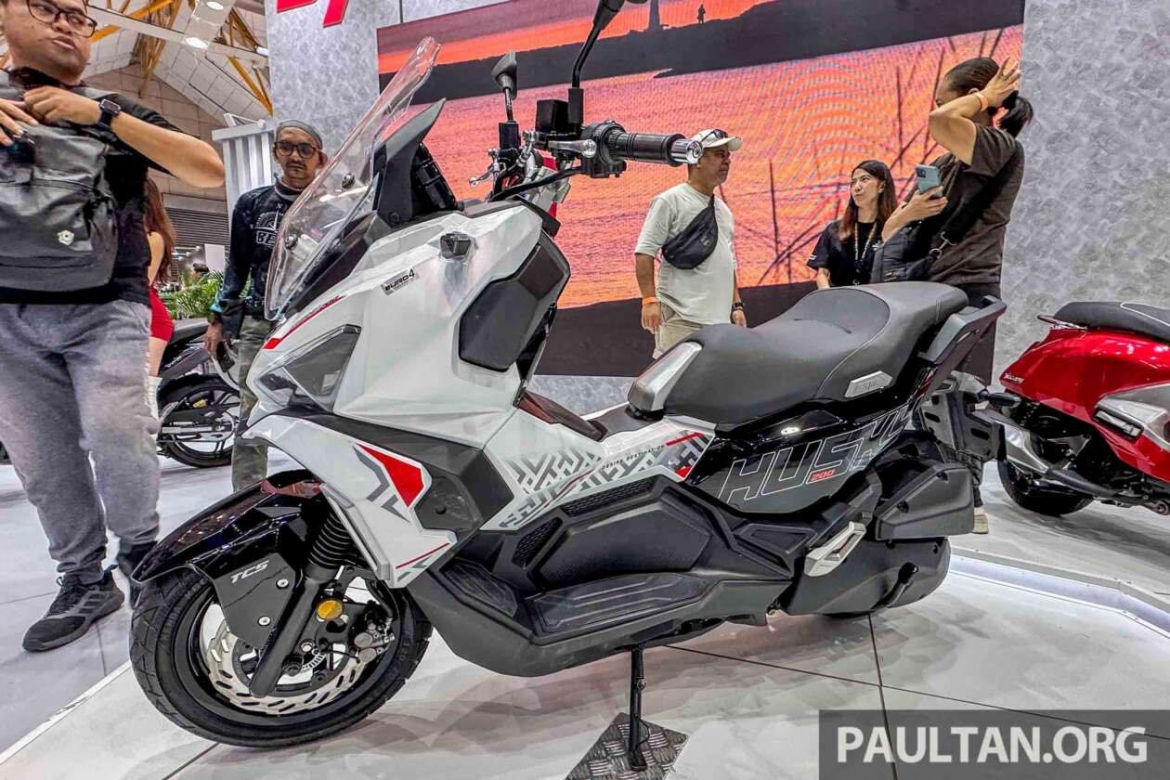mau xe tay ga dia hinh sym husky 200 2026 ra mat, trang bi phanh abs hinh anh 1