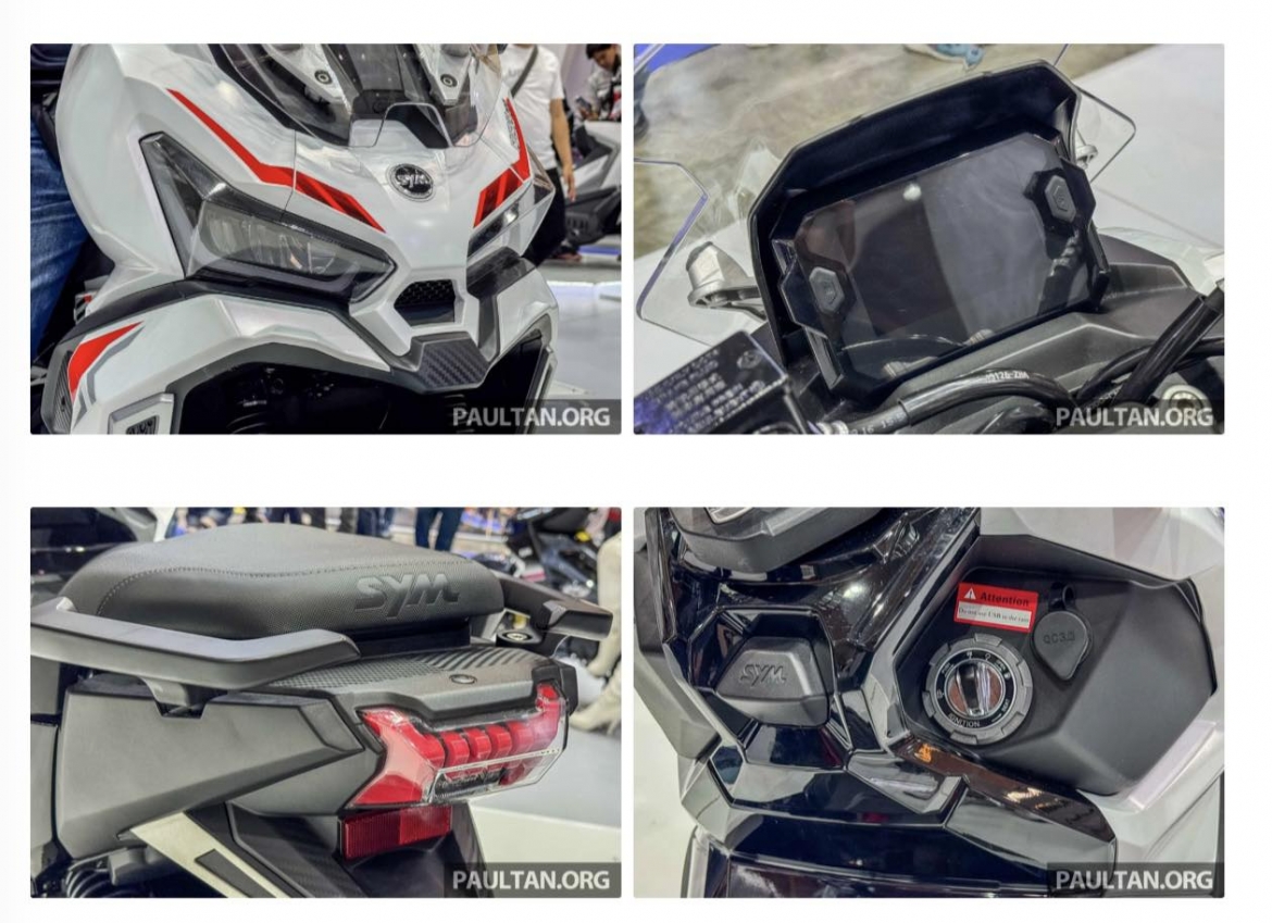 mau xe tay ga dia hinh sym husky 200 2026 ra mat, trang bi phanh abs hinh anh 5