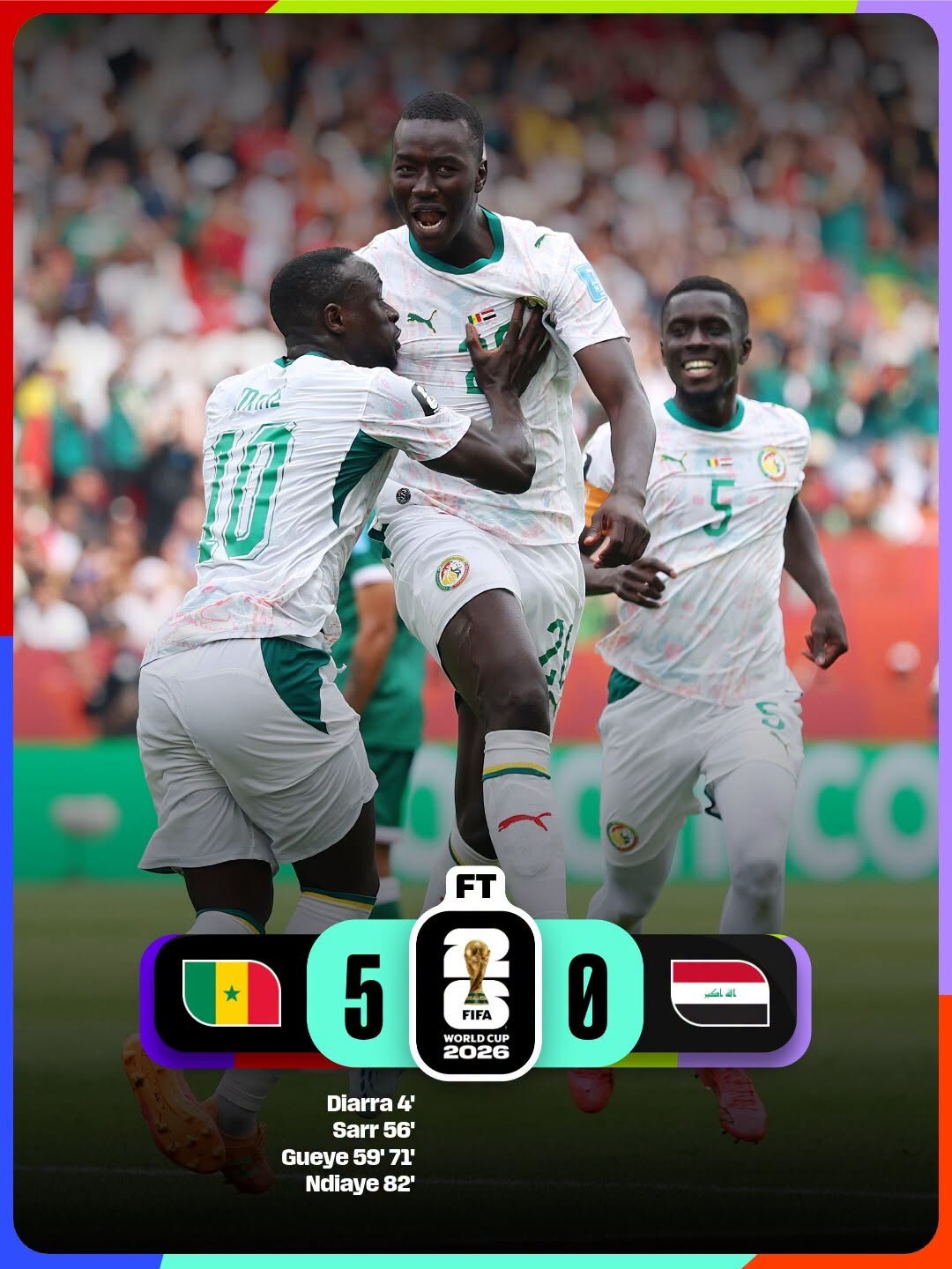 ket qua world cup 2026 hom nay 27 6 iraq thua ban tay nho truoc senegal hinh anh 2