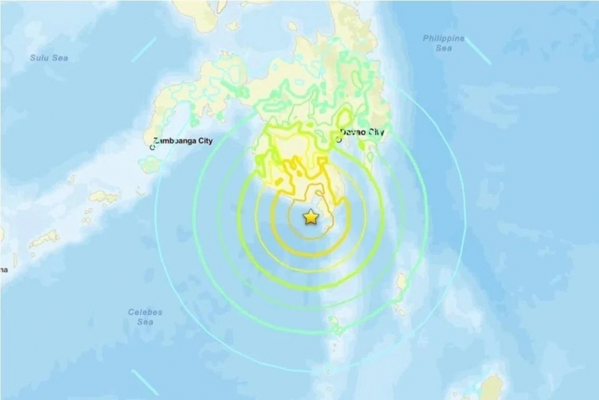 Dong dat co do lon 7,8 rung chuyen philippines, canh bao nguy co song than hinh anh 1