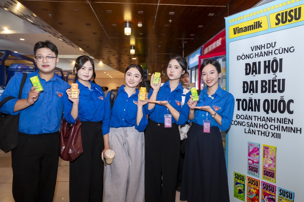 vinamilk dong hanh cung Dai hoi Doan toan quoc lan thu xiii hinh anh 3