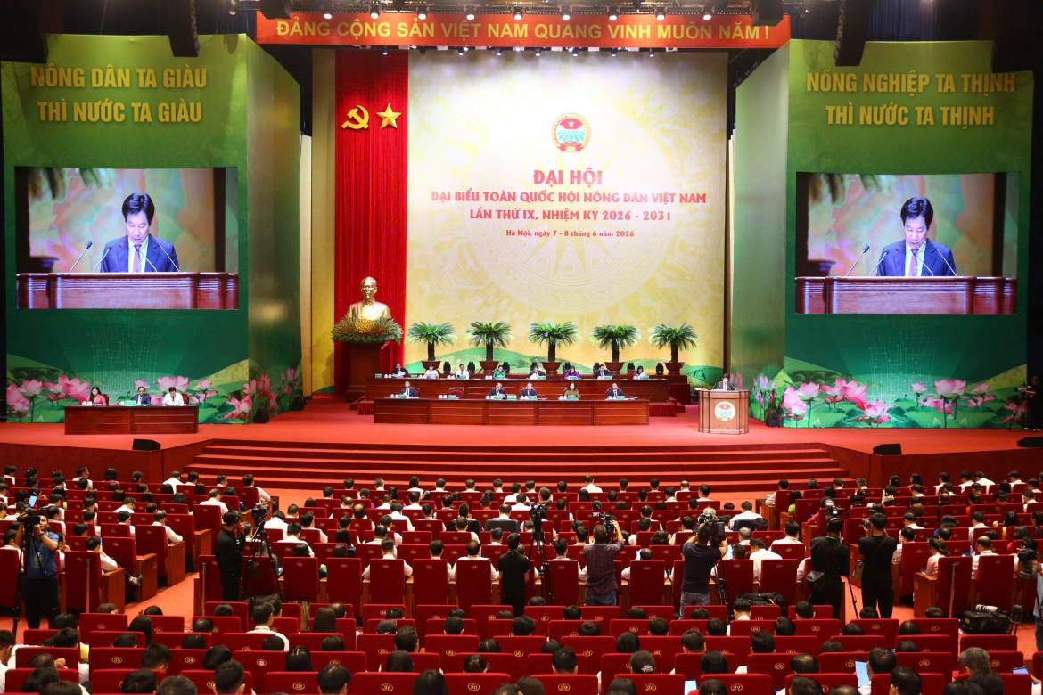 600 đại biểu dự Đại hội đại biểu toàn quốc Hội Nông dân Việt Nam lần IX