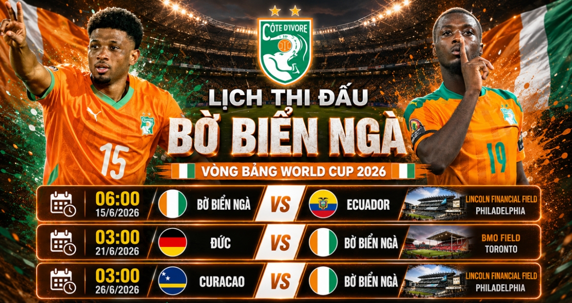 lich thi dau world cup 2026 cua bo bien nga khat vong chau phi hinh anh 1