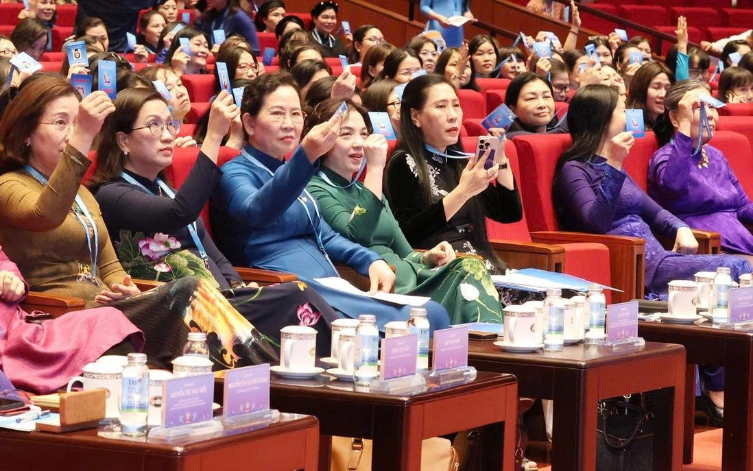 789 dai bieu tham du phien lam viec thu nhat Dai hoi dai bieu phu nu toan quoc hinh anh 2