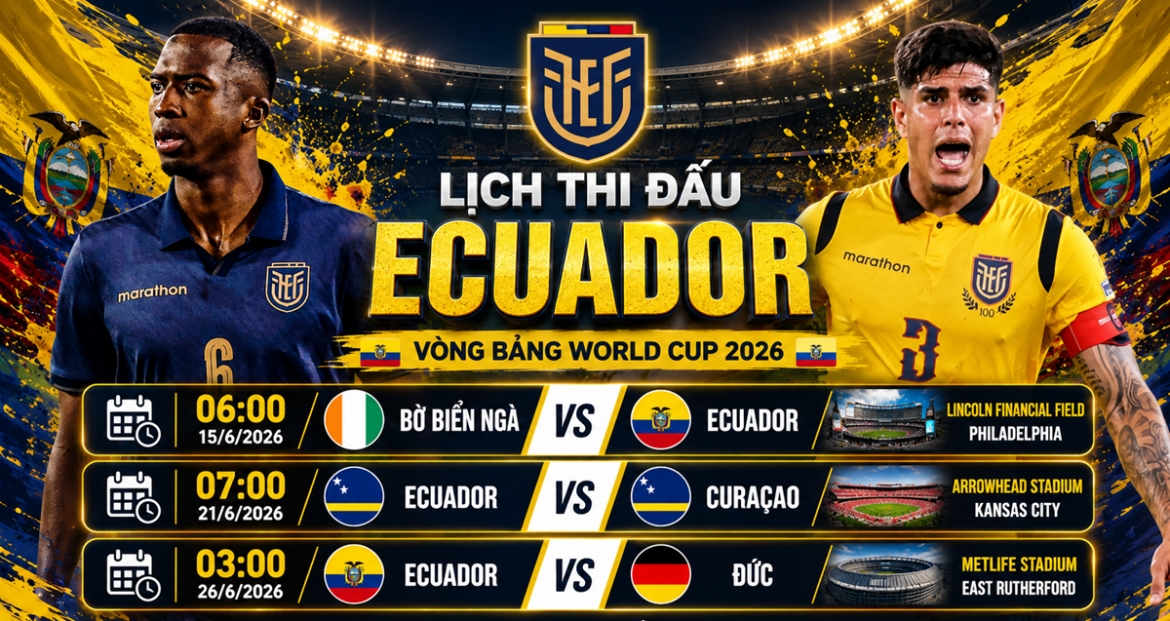 lich thi dau world cup 2026 cua ecuador Dai dien nam my tao nen bat ngo hinh anh 1