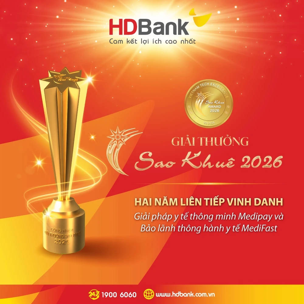 hdbank ghi dau an o sao khue 2026 voi bo doi giai phap y te so medipay medifast hinh anh 1