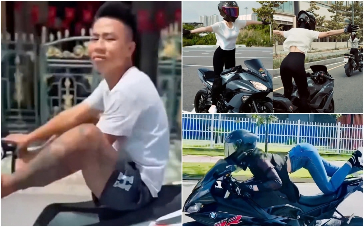 lai xe bo hai tay roi quay clip hanh vi phan cam phai tra gia dat hinh anh 1