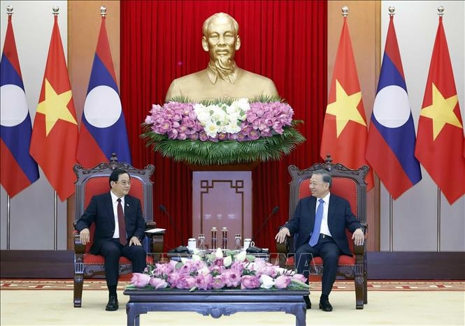 tong bi thu, chu tich nuoc to lam tiep thu tuong lao sonexay siphandone hinh anh 3