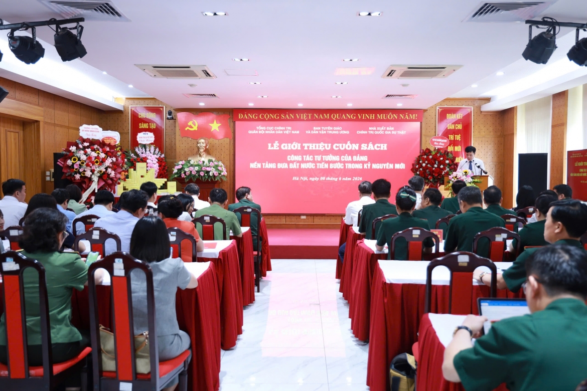 ra mắt sách của Đại tướng nguyễn trọng nghĩa về công tác tư tưởng của Đảng hình ảnh 1 ra mat sach cua Dai tuong nguyen trong nghia ve cong tac tu tuong cua Dang hinh anh 1