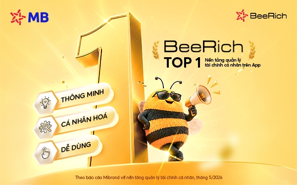 MB BeeRich trở thành nền tảng quản lý tài chính cá nhân dẫn đầu mức độ nhận biết