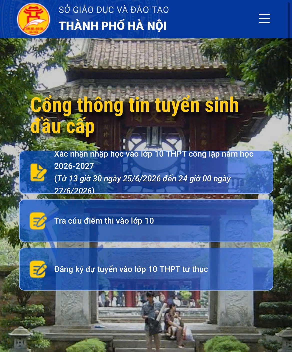 chieu nay 25 6 , hoc sinh ha noi bat dau xac nhan nhap hoc lop 10 hinh anh 1