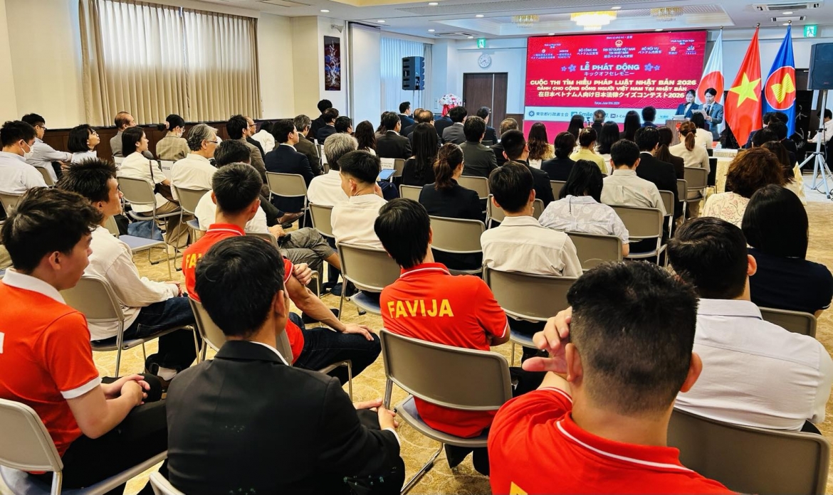 Phát động cuộc thi tìm hiểu pháp luật Nhật Bản 2026 dành cho Cộng đồng người Việt
