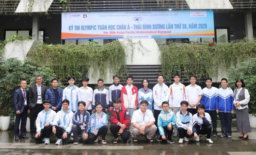 viet nam gianh 1 huy chuong vang tai olympic toan apmo 2026, xep hang 7 45 hinh anh 1