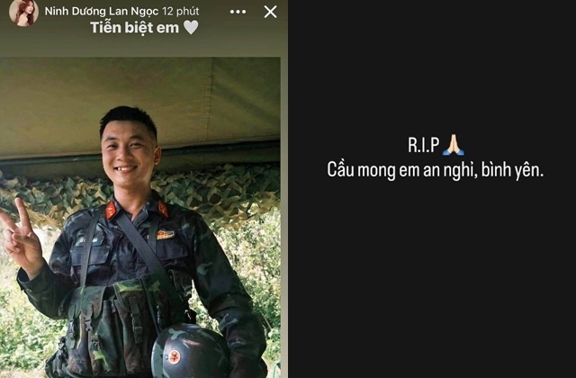 hoa minzy, binh an nghen ngao truoc su ra di cua thuong uy le van thang hinh anh 2