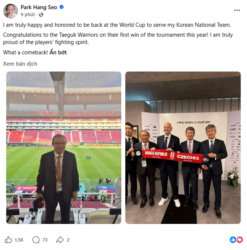 hlv park hang seo noi loi gan ruot khi han quoc thang tran ra quan world cup 2026 hinh anh 2