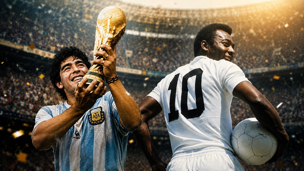 pele va maradona khi world cup tao ra nhung vi thanh cua van hoa dai chung hinh anh 1