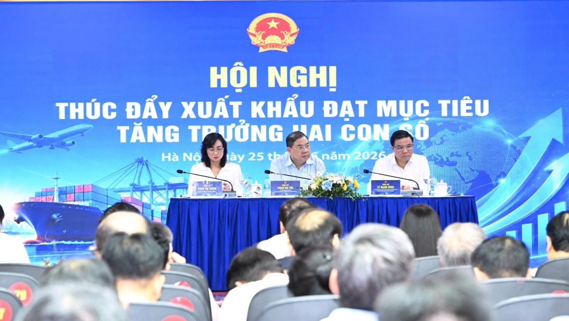 pho thu tuong pham gia tuc chu tri hoi nghi thuc day xuat khau hinh anh 1