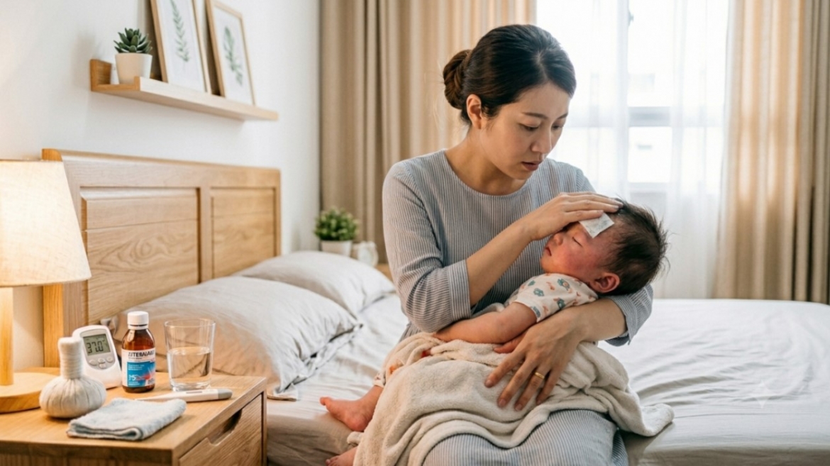 khi tre sot cao co giat thi cha me phai lam gi hinh anh 1