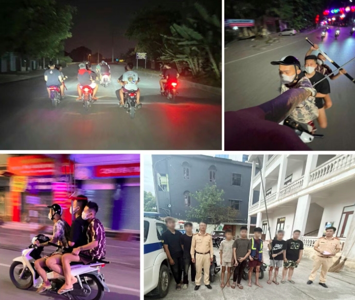 xu phat hon 80 trieu dong nhom thanh, thieu nien vi pham giao thong hinh anh 2