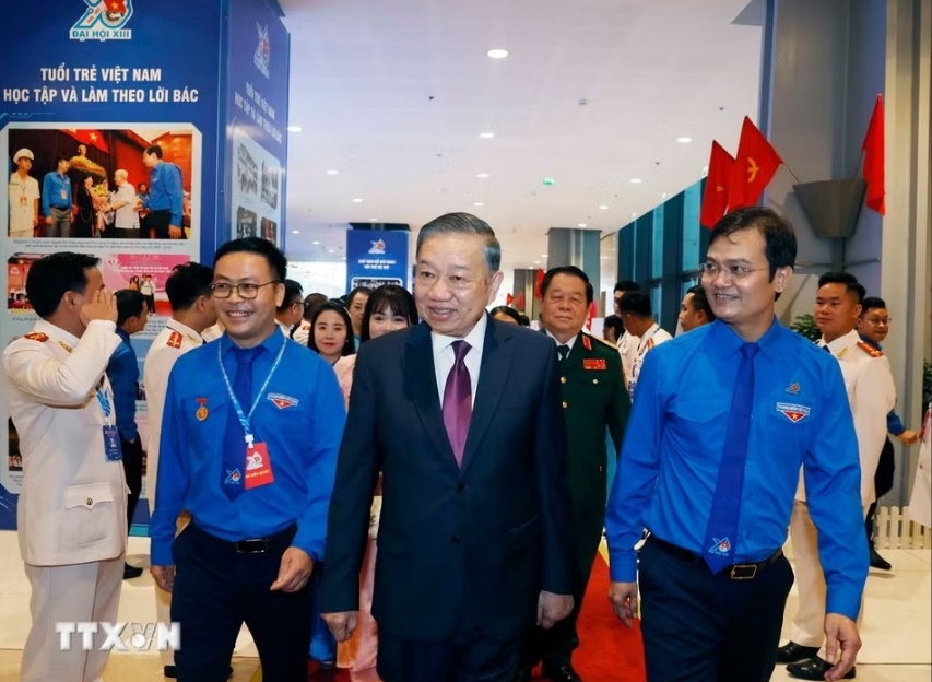 anh bui quang huy tai dac cu bi thu thu nhat trung uong Doan khoa xiii hinh anh 1