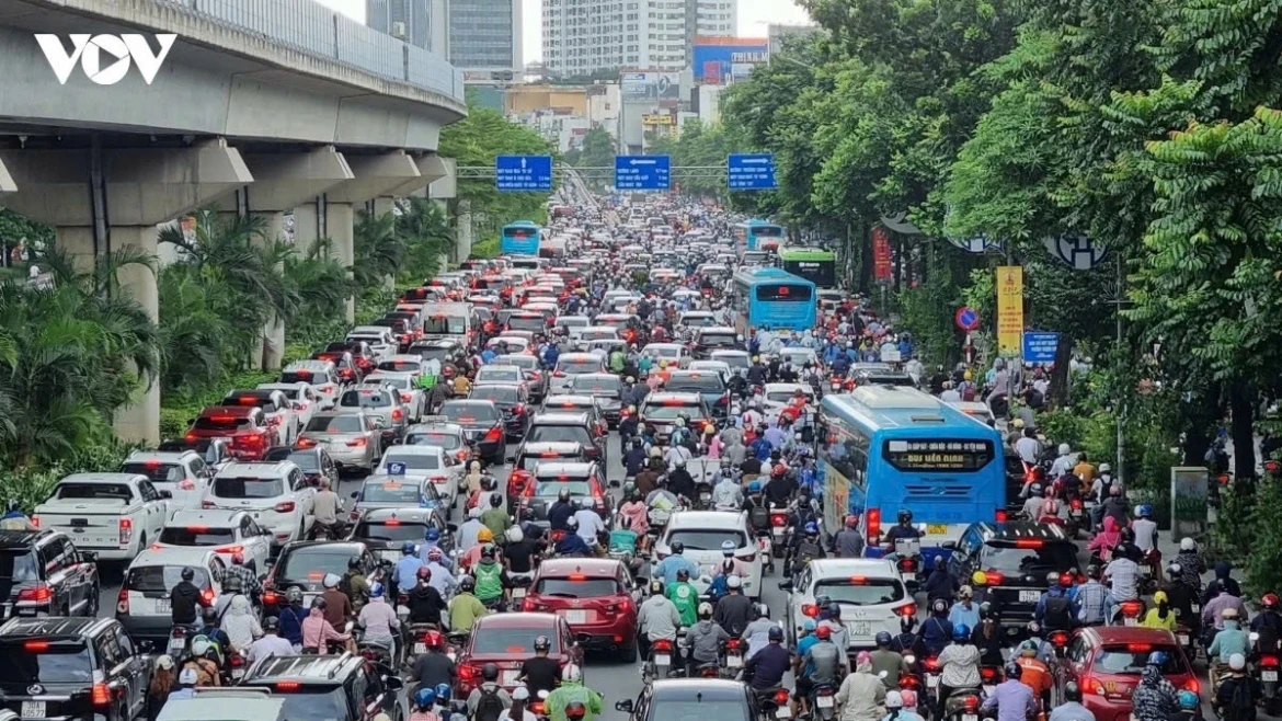 ha noi thi diem thu phi doi voi phuong tien ca nhan vao khu vuc trung tam hinh anh 1