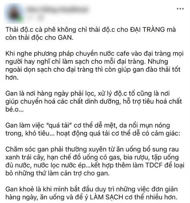 phuong phap thai doc bang ca phe qua hau mon co that su hieu qua hinh anh 1