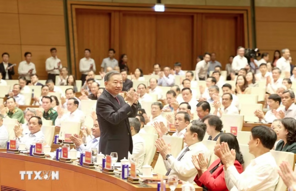 tong bi thu, chu tich nuoc to lam du hoi nghi trien khai duong loi doi ngoai hinh anh 2