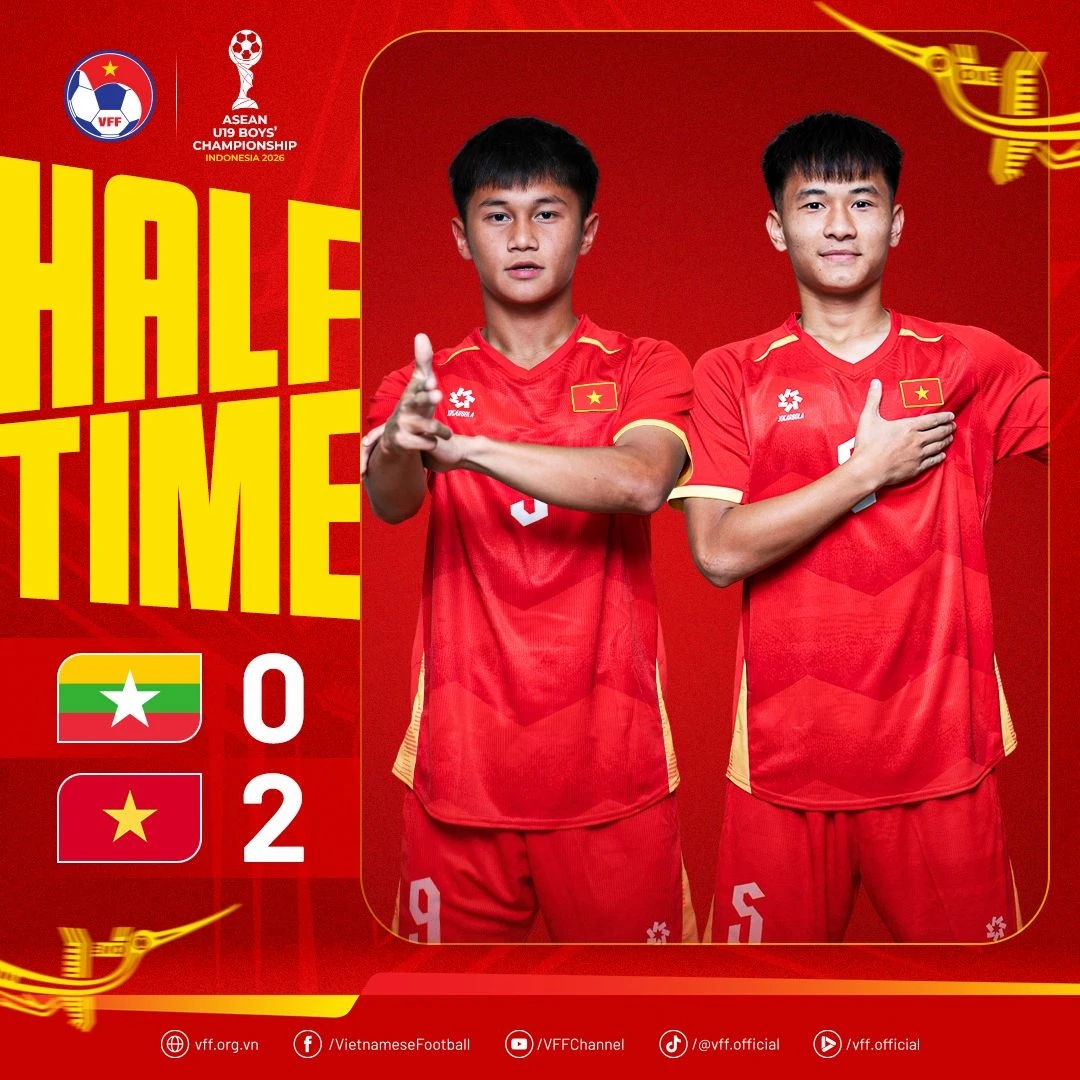 truc tiep u19 viet nam 4-0 u19 myanmar duy khang lap cong tu cham phat den hinh anh 1
