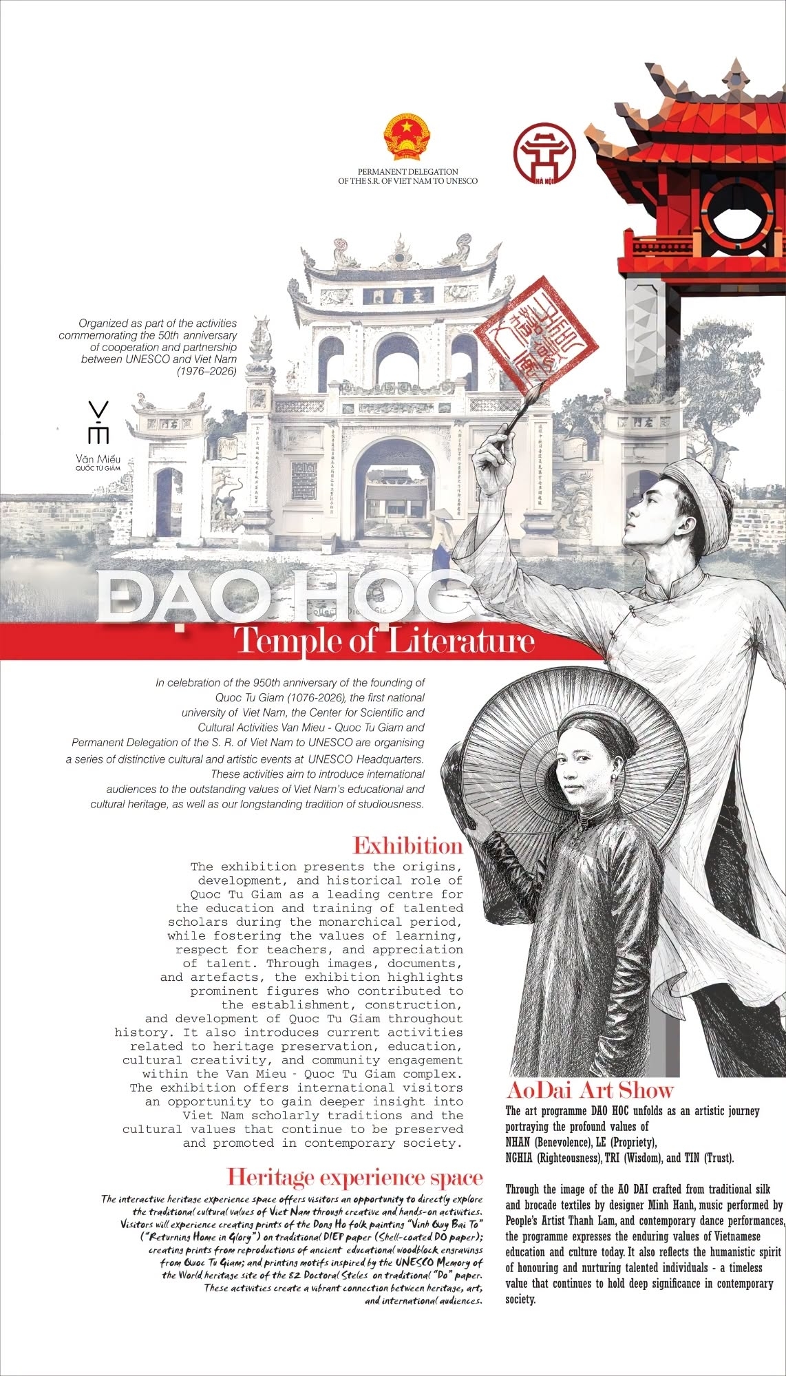 van mieu - quoc tu giam mang di san dao hoc viet nam toi unesco va nuoc phap hinh anh 1