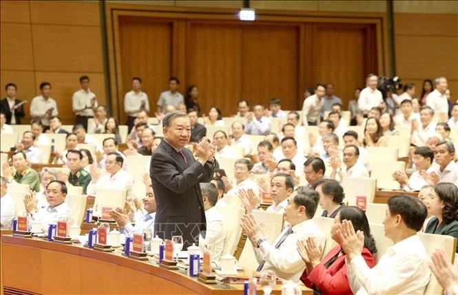 tong bi thu, chu tich nuoc to lam du hoi nghi trien khai duong loi doi ngoai hinh anh 2