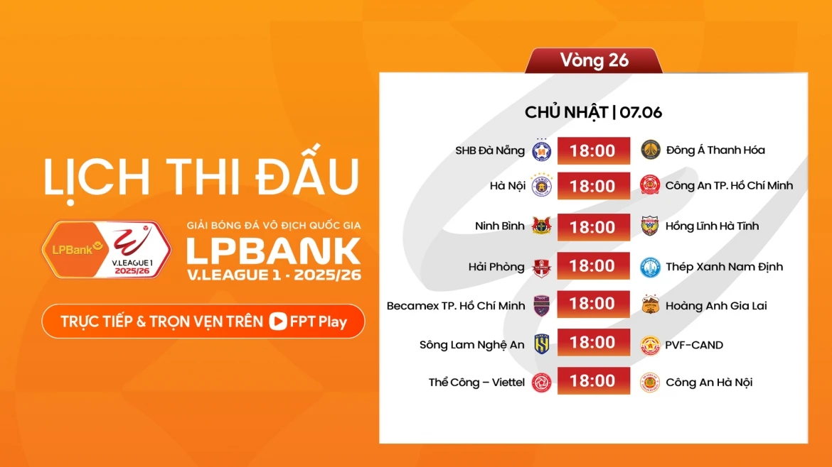 lich thi dau va truc tiep vong 26 v-league Dinh doat cuoc dua tru hang hinh anh 2