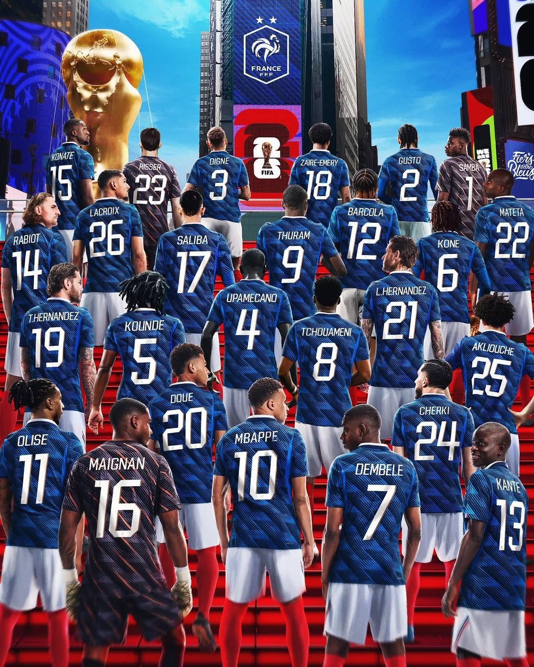 danh sach so ao cua tuyen phap o world cup 2026 hinh anh 1