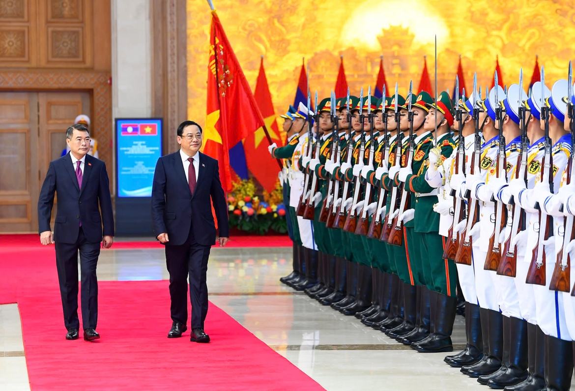 thu tuong le minh hung chu tri le don thu tuong lao tham chinh thuc viet nam hinh anh 2