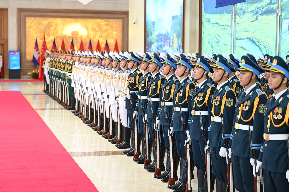 thu tuong le minh hung chu tri le don chinh thuc thu tuong campuchia hun manet hinh anh 2