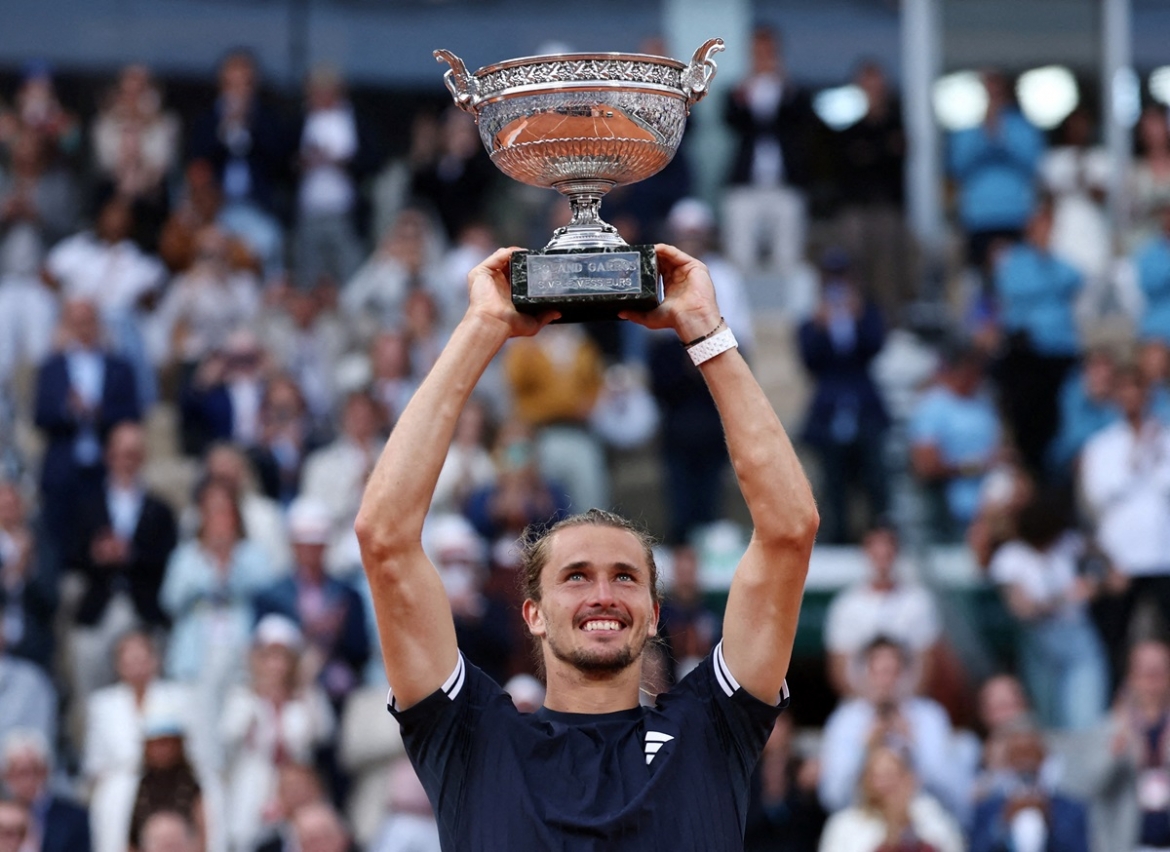 zverev vo dich roland garros 2026, lan dau gianh grand slam hinh anh 1