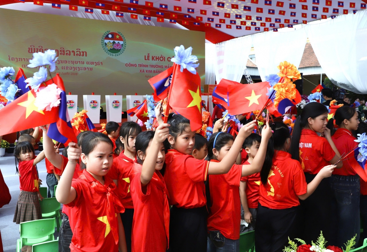 Rộn ràng không khí Giao lưu hữu nghị quốc phòng biên giới Việt Nam-Lào 2026