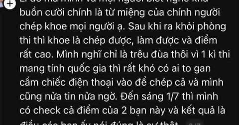 xac minh vu 2 thi sinh o phu tho thi thu 3,6-6,5 diem, thi tot nghiep thpt duoc 9 hinh anh 1