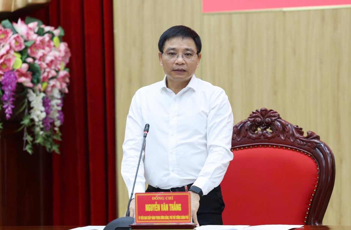 Phó Thủ tướng Nguyễn Văn Thắng: Ninh Bình tập trung xử lý dứt điểm dự án tồn đọng