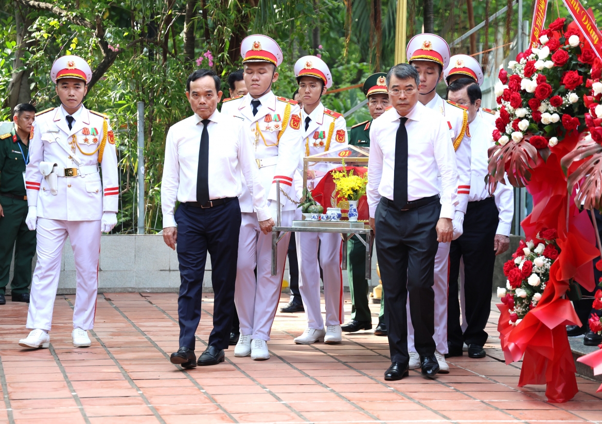 Lực lượng chức năng đã tìm thấy 7 hài cốt liệt sĩ tại Công viên Lê Thị Riêng