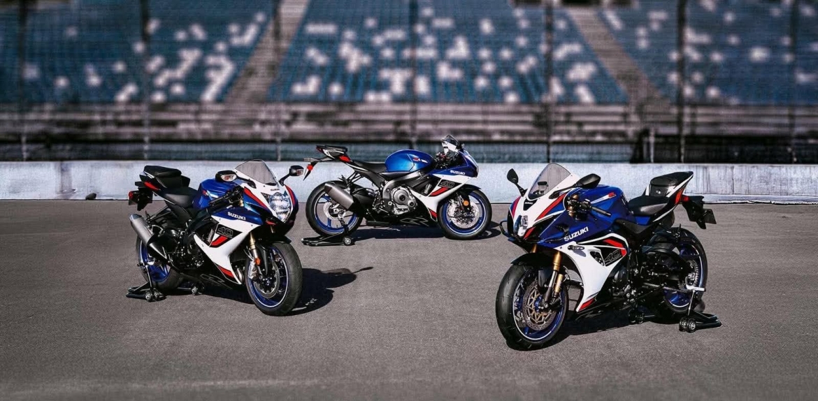 suzuki gsx-r1000 ra mat ky niem 40 nam, nang cap dong co dat chuan euro 5 hinh anh 1