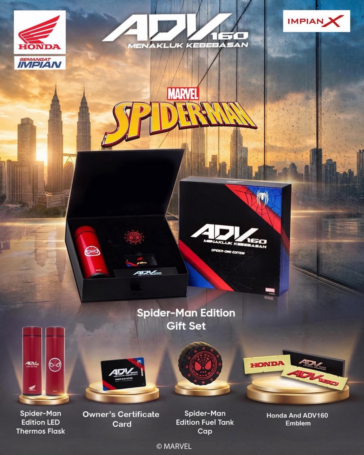 Dat hon ban thuong gan 5 trieu, honda adv160 phien ban spider-man co gi dac biet hinh anh 2