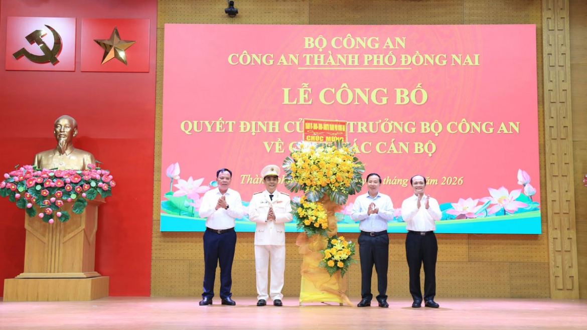 Dai ta tran trong thuy duoc bo nhiem lam pho giam doc cong an tp.Dong nai hinh anh 1