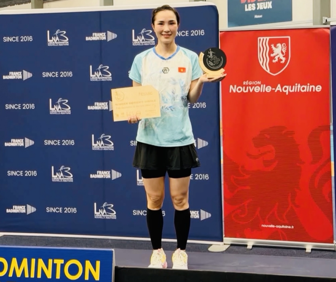 vu thi trang claims second badminton title in europe picture 1