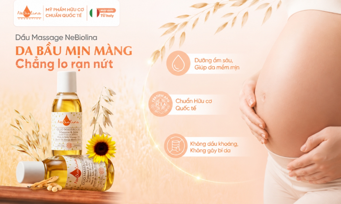 Bí quyết ngăn ngừa rạn da cho mẹ bầu