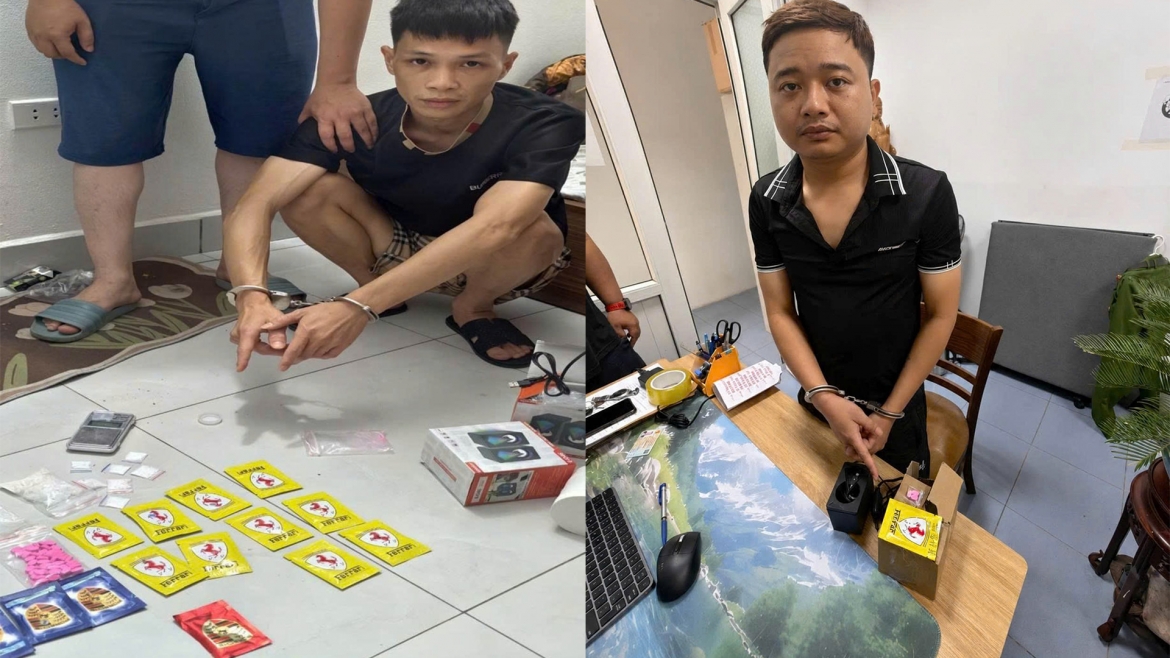 Bắt liên tiếp 2 vụ mua bán ma túy ở Hà Nội, thu giữ nhiều ma túy tổng hợp