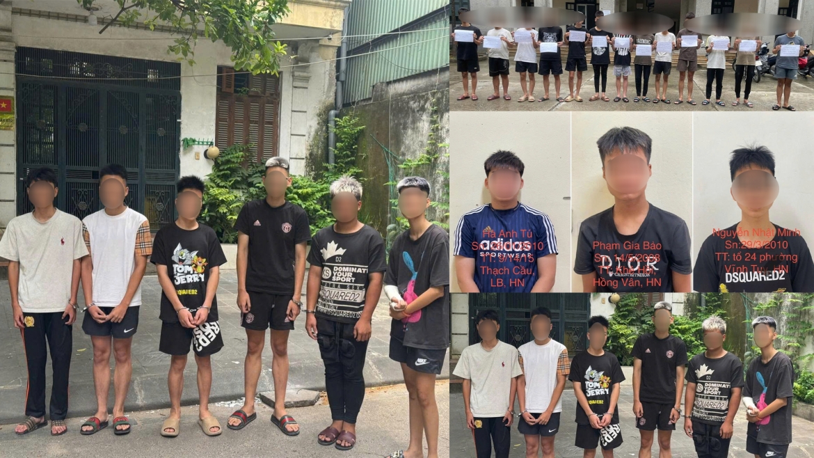 cong an ha noi trieu tap 25 thanh thieu nien de lam ro hanh vi gay roi hinh anh 1