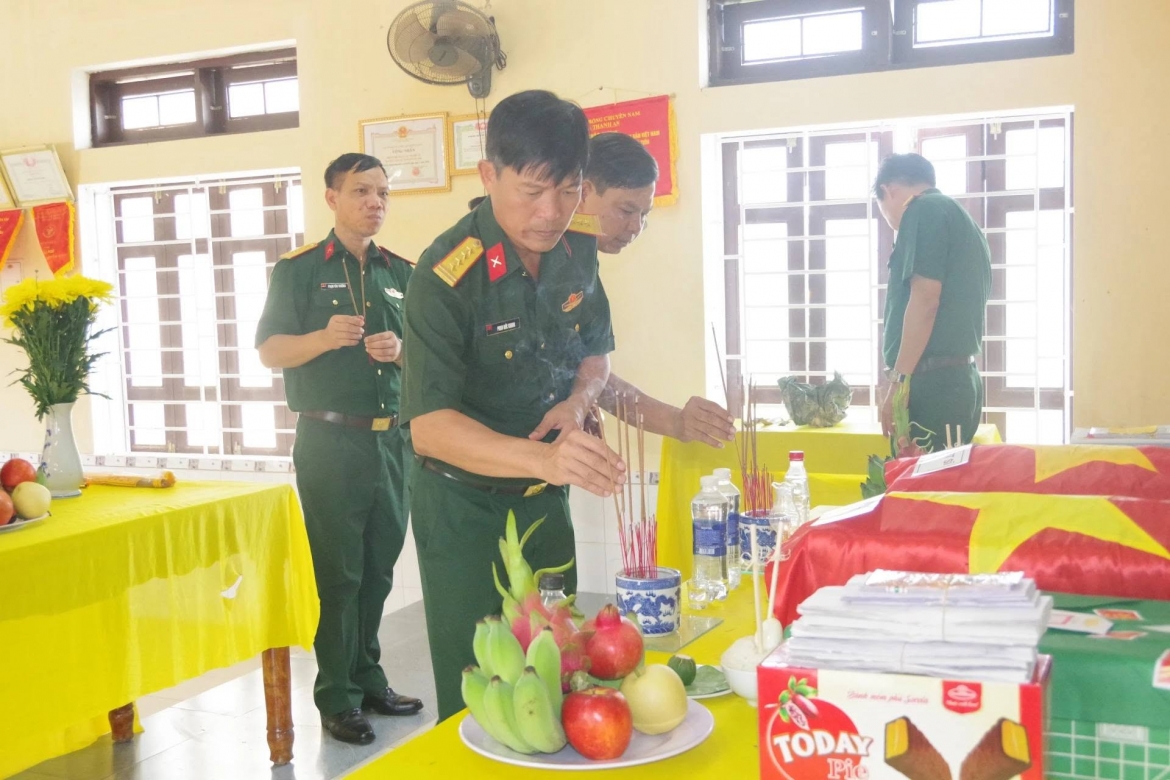 tu nguon tin cua cuu chien binh, tim thay 2 hai cot liet si tai tinh quang tri hinh anh 1
