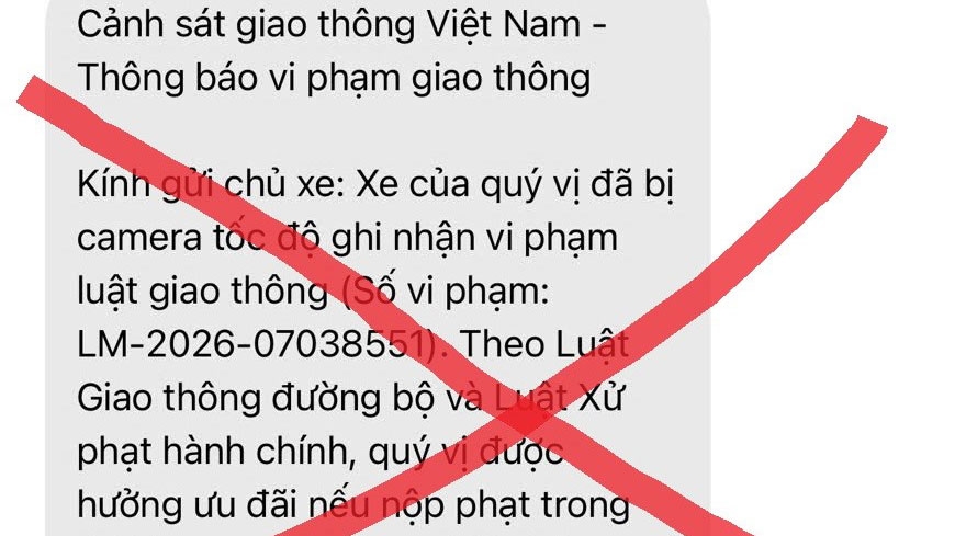 cong an hai phong canh bao thu doan lua dao thong bao phat nguoi qua mang hinh anh 1